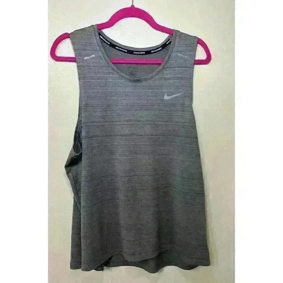 Nike Runner womens tank top Color grey Size Large - Picture 1 of 7
